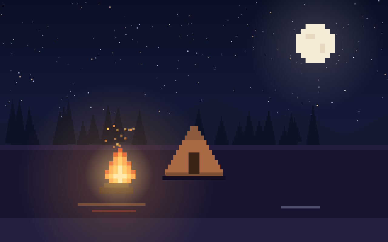 Pixel Campfire